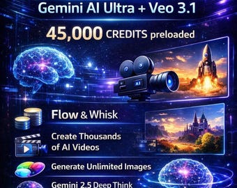 create 1000+ ai videos & unlimited images in google flow whisk with 25000 credits (20k credits free add on later) Antigravity not supported