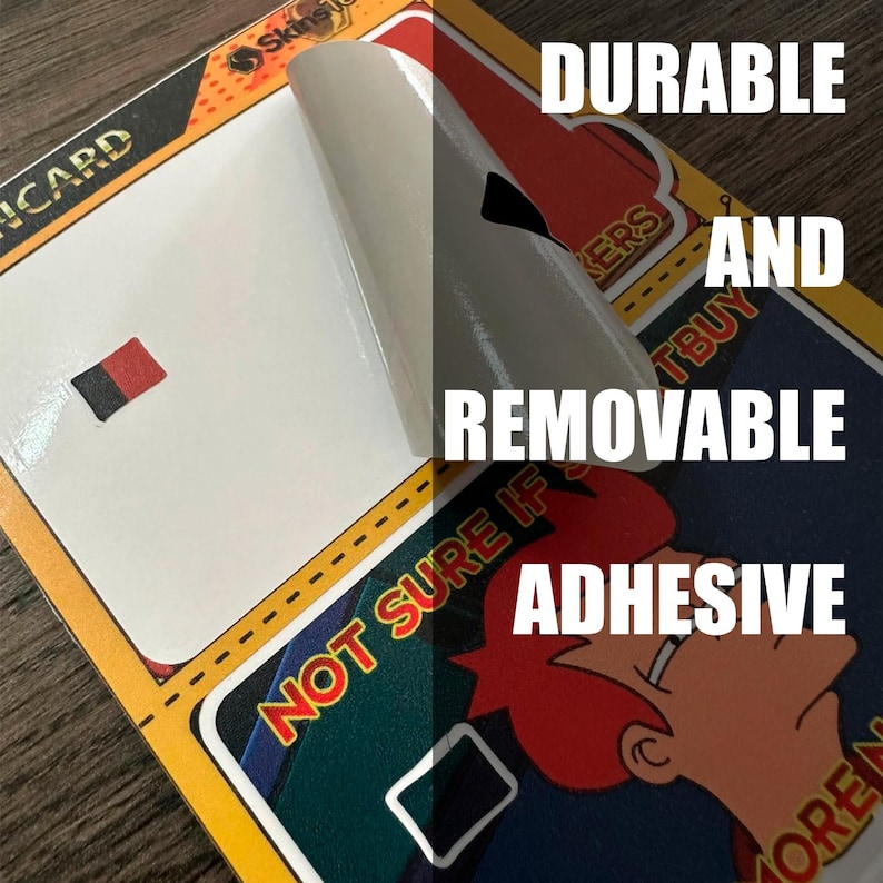 Credit Card Skin, Funny Yellow Cartoon Card Sticker, Cute Sponge Style ...