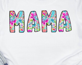 Mama Paisley Graphic Tshirt