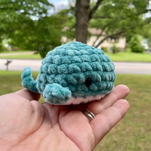 Handmade Crochet Mini Whale image 2