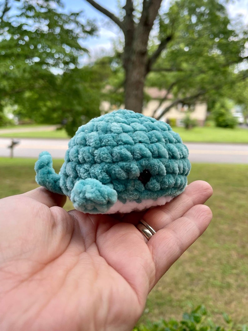 Handmade Crochet Mini Whale image 2