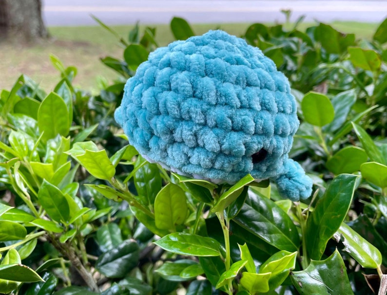 Handmade Crochet Mini Whale image 1