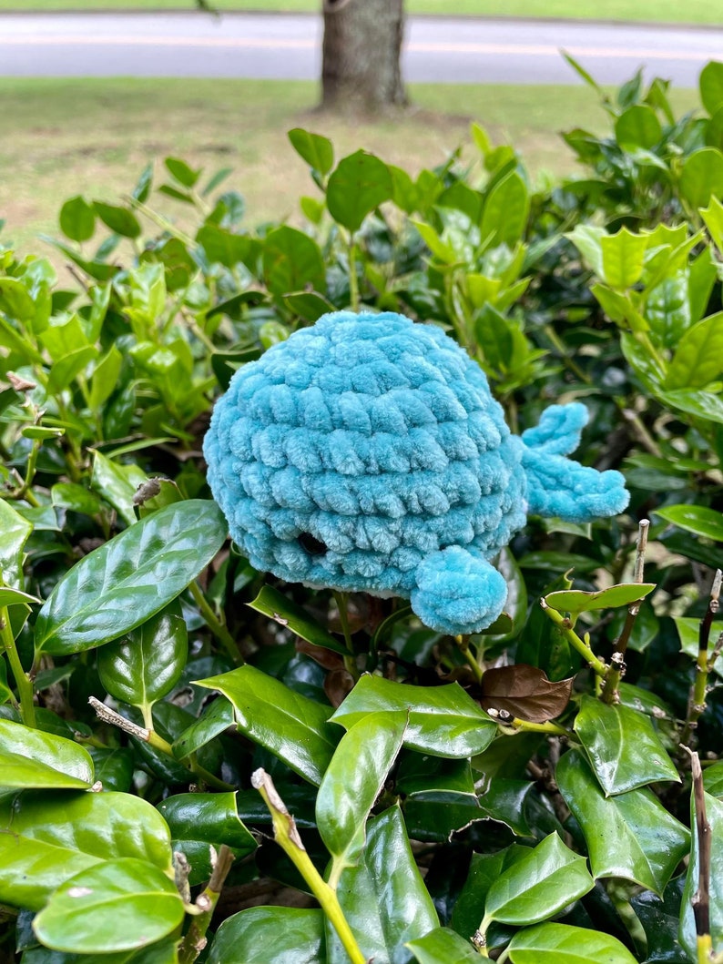 Handmade Crochet Mini Whale image 3