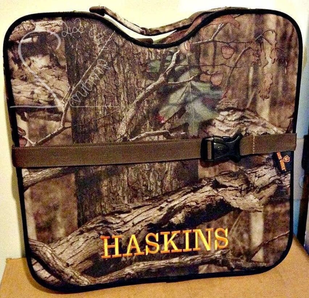 Personalized Deer Stand Cushion Embroidered Gift Hunting Etsy