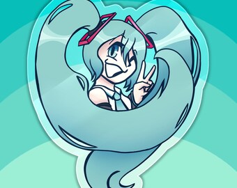 Miku Heart Pin