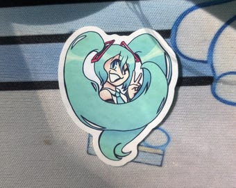 Miku Vinyl Sticker