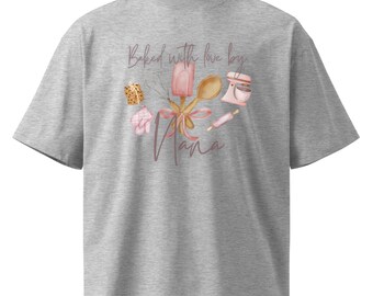 Horneada con amor por Nana Boxy Comfort Colors Tee