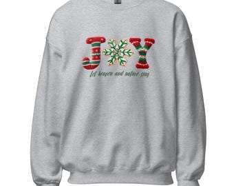 Sudadera navideña JOY Gildan