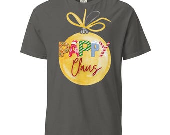 Camiseta de colores cómodos de Pappy Claus