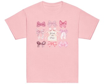 Camiseta de San Valentín con lazo para jóvenes Gildan