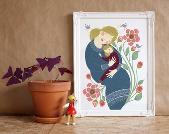 eternal love gyclee art print