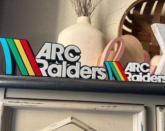 Arc Raiders Gamer Desk Sign – Gaming Room Decor Display – 2 Sizes