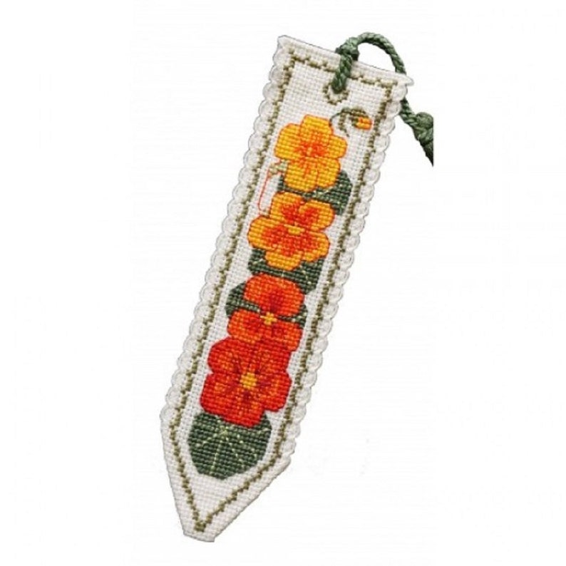Textile Heritage Garden Counted Cross Stitch Bookmark Kits in Etsy