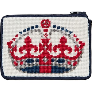Stitch & Zip Needlepoint Coin Purse Kits in a Variety of Designs II