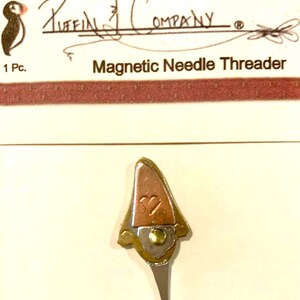 Puffin & Company Needle Threaders for Sewing, Cross Stitch and Needlepoint in a Variety of Styles Gnome