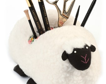 Lantern Moon Sheep Sherpa Knitting Accessory Holder