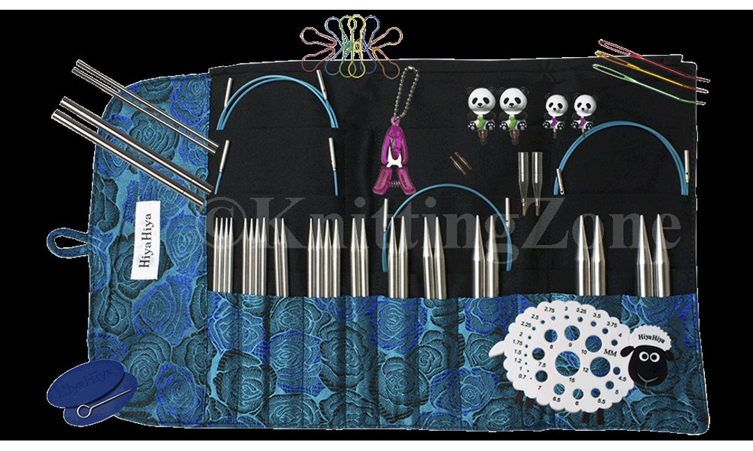 Hiyahiya 5 Deluxe Sharp Limited Edition Interchangeable Knitting Needle  Gift Set 