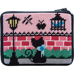 Stitch & Zip Needlepoint Coin Purse Kits Animals Kitty Kat