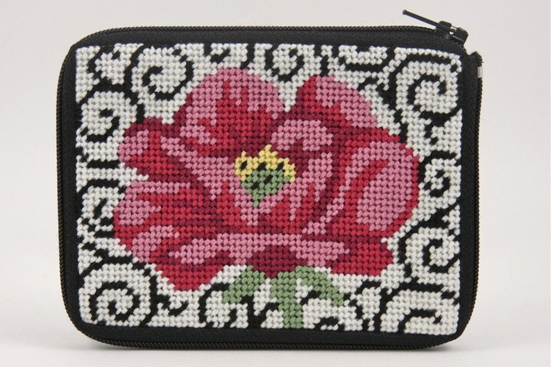 Stitch & Zip Needlepoint Coin Purse Kits in a Variety of | Etsy