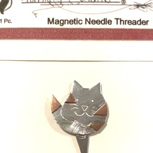 Puffin & Company Needle Threaders for Sewing, Cross Stitch and Needlepoint in a Variety of Styles Cheshire Cat