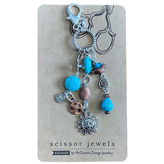 Alice Peterson Scissor Jewels Fobs in a Variety of Designs - Etsy