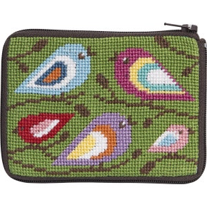 Stitch & Zip Needlepoint Coin Purse Kits Animals