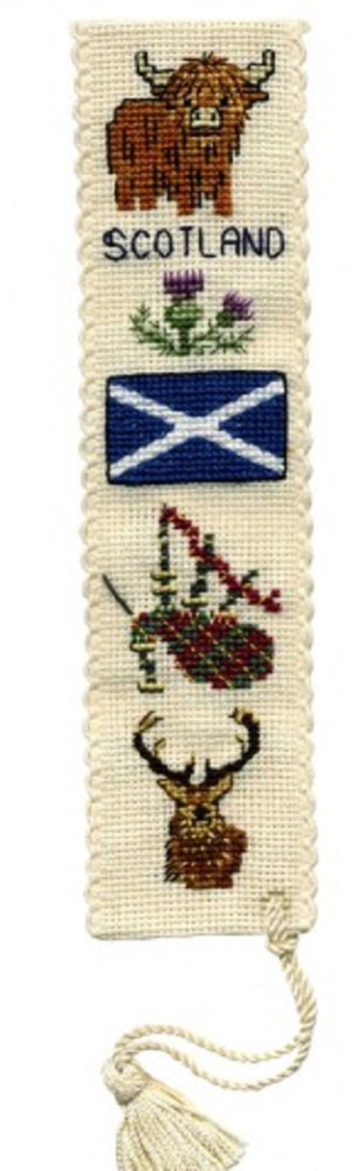 Textile Heritage Scottish Counted Cross Stitch Bookmark Kits Etsy
