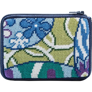 Stitch & Zip Needlepoint Coin Purse Kits in a Variety of Designs