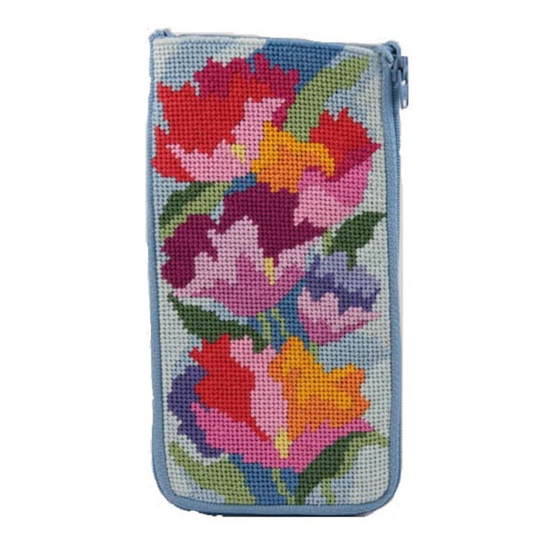 Stitch & Zip Needlepoint Eyeglass Case KitsFloral I Etsy