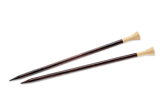 Lantern Moon 14 Ebony Single Point Knitting Needles in a Variety of Sizes 