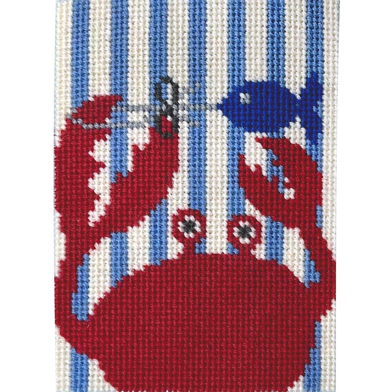 Alice Peterson Canoodles Needlepoint Kits in a Variety of Designs - Flowers and Animals Crab