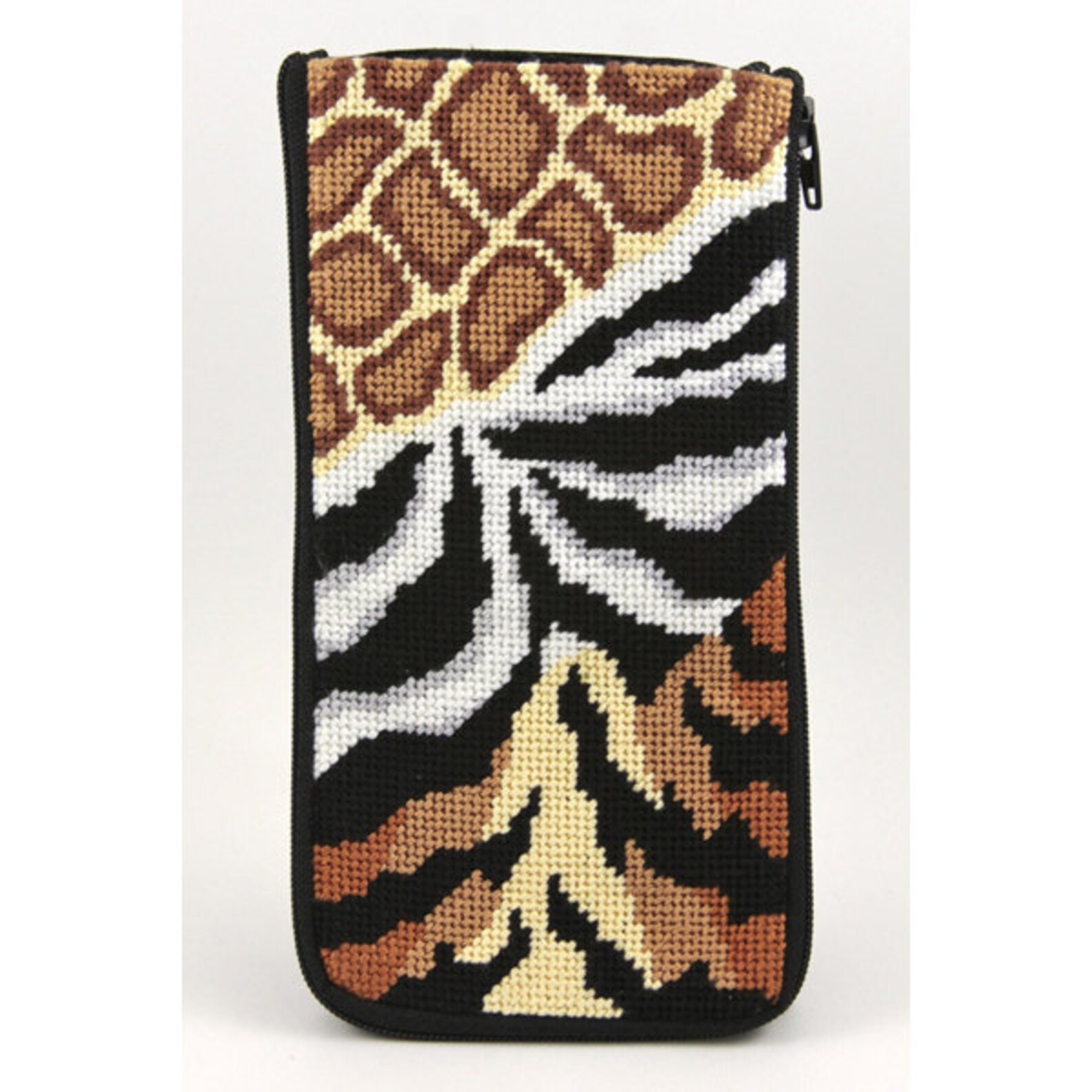 Stitch & Zip Needlepoint Eyeglass Case Kits in a Variety of Etsy