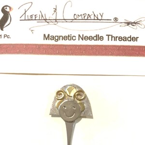 Puffin & Company Needle Threaders for Sewing, Cross Stitch and Needlepoint in a Variety of Styles Ladybug