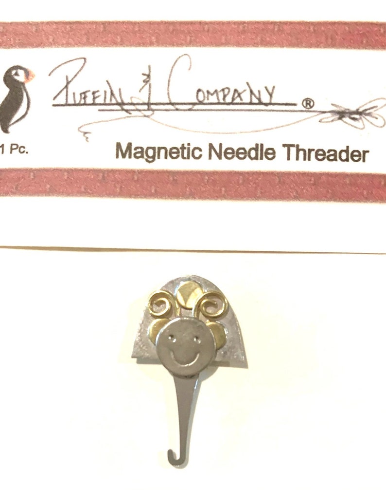 Puffin & Company Needle Threaders for Sewing, Cross Stitch and Needlepoint in a Variety of Styles Ladybug