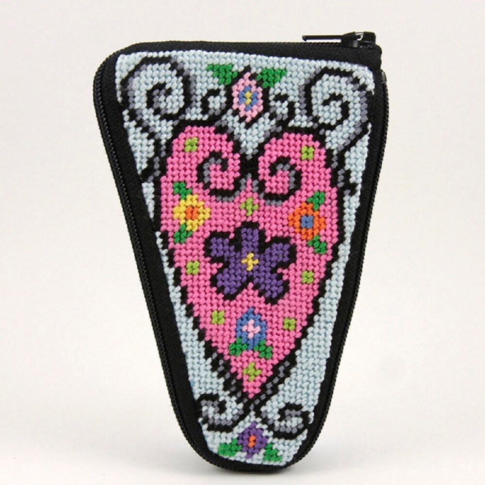 Stitch & Zip Needlepoint Scissor Case Kits