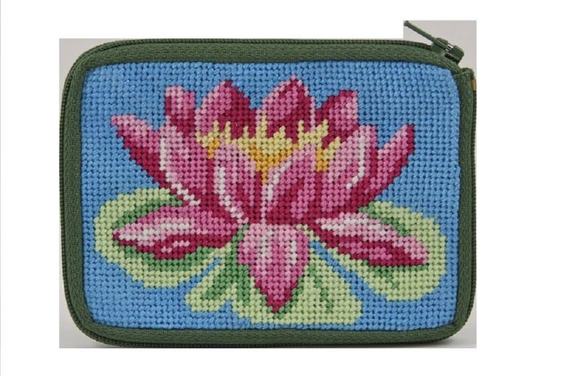 Stitch & Zip Needlepoint Coin Purse Kits in a Variety of Etsy