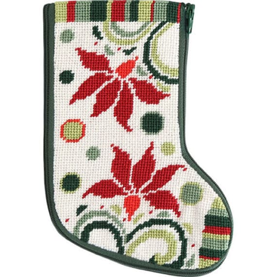 Stitch & Zip Mini Stocking Needlepoint Kit by Alice Peterson Co.