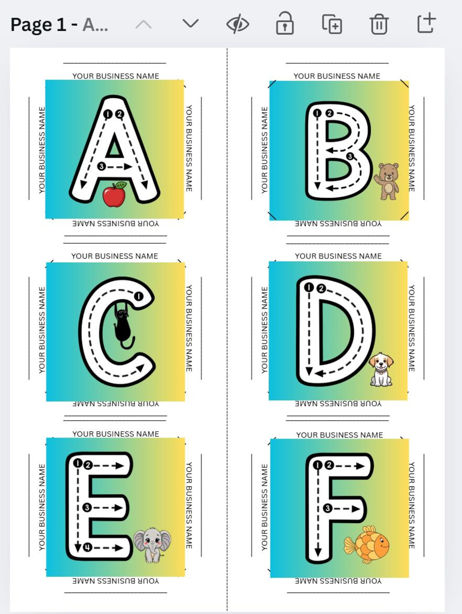 Traceable Alphabet and Numbers Templates – Uppercase, Lowercase, Canva ...