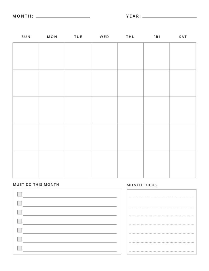 2026 Floral Printable Planner | Yearly, Monthly, Weekly (PDF) - Etsy