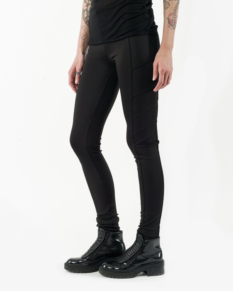 SALE SLU Scuba Jersey Biker Leggings Tights Skinny Pants / Etsy