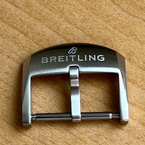 Hebilla de reloj de acero inoxidable estilo Breitling 18 mm / 20 mm – Reemplazo.