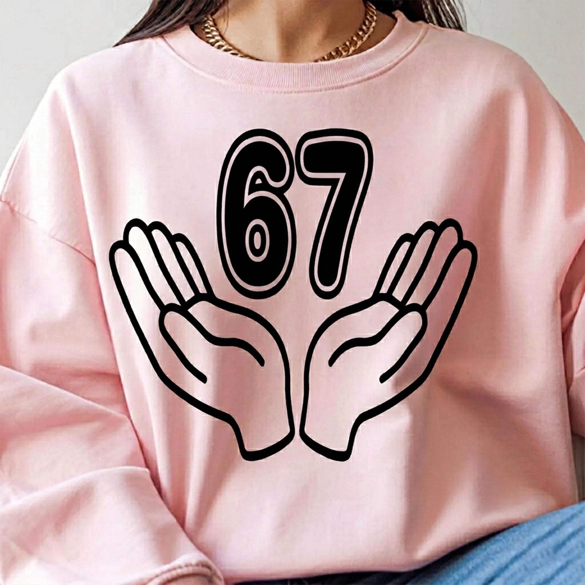 67 Hands SVG Bundle, Six Seven Meme PNG, Funny Viral Cricut Laser Cut ...