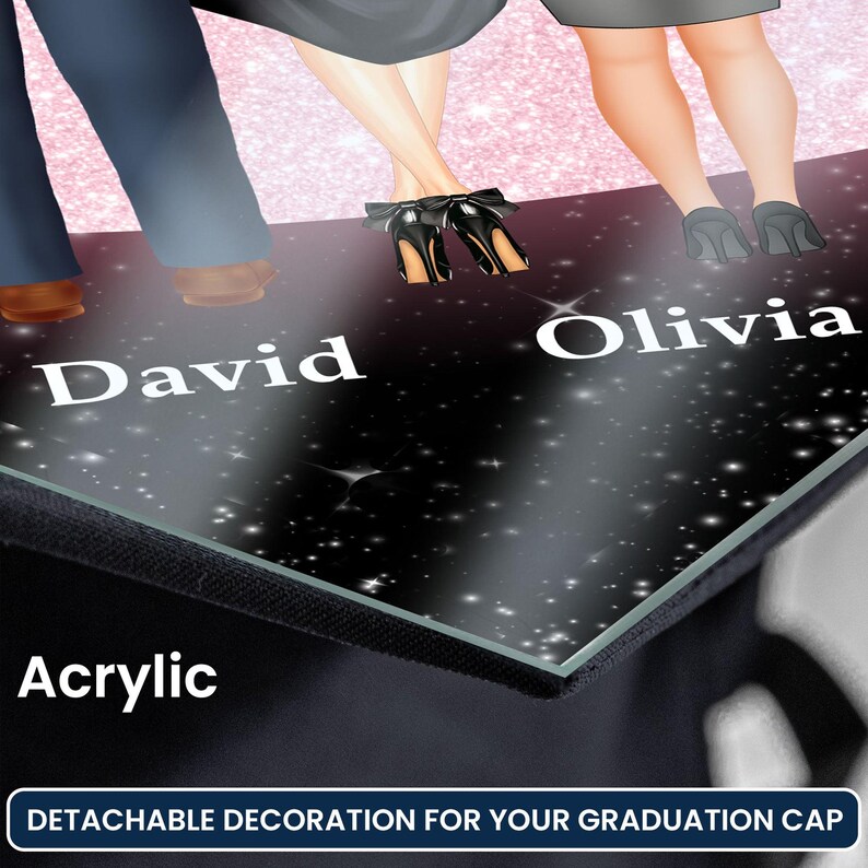 Personalized Graduation Cap Topper, Class of 2026 Grad Decor ...