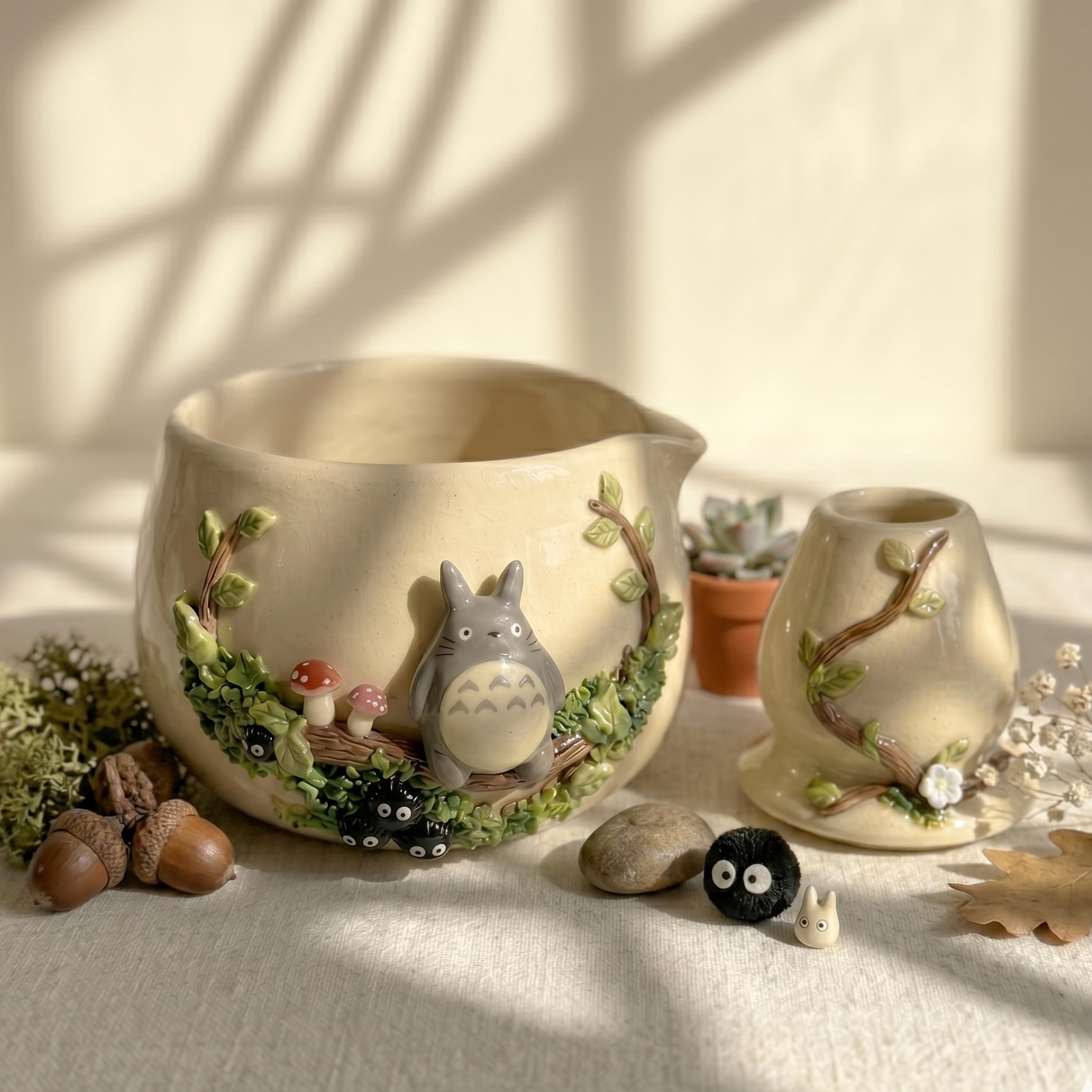 【未使用】トトロ 陶器製プランター Totoro planter - Etsy 日本