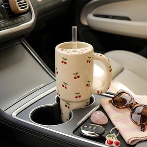 Ceramic Mug Fits in Cup Holder - Etsy