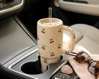Handgefertigter Keramik Becher