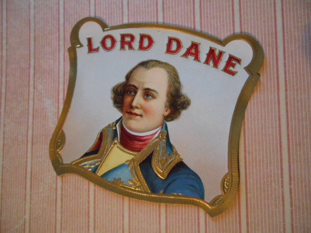 1 cigar label Lord Dane V1 Outer 