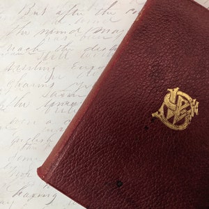 1890 The Poetical Works of Sir Walter Scott Leather Bound Book Victorian