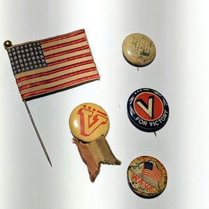 Wwii Victory Pins - Etsy
