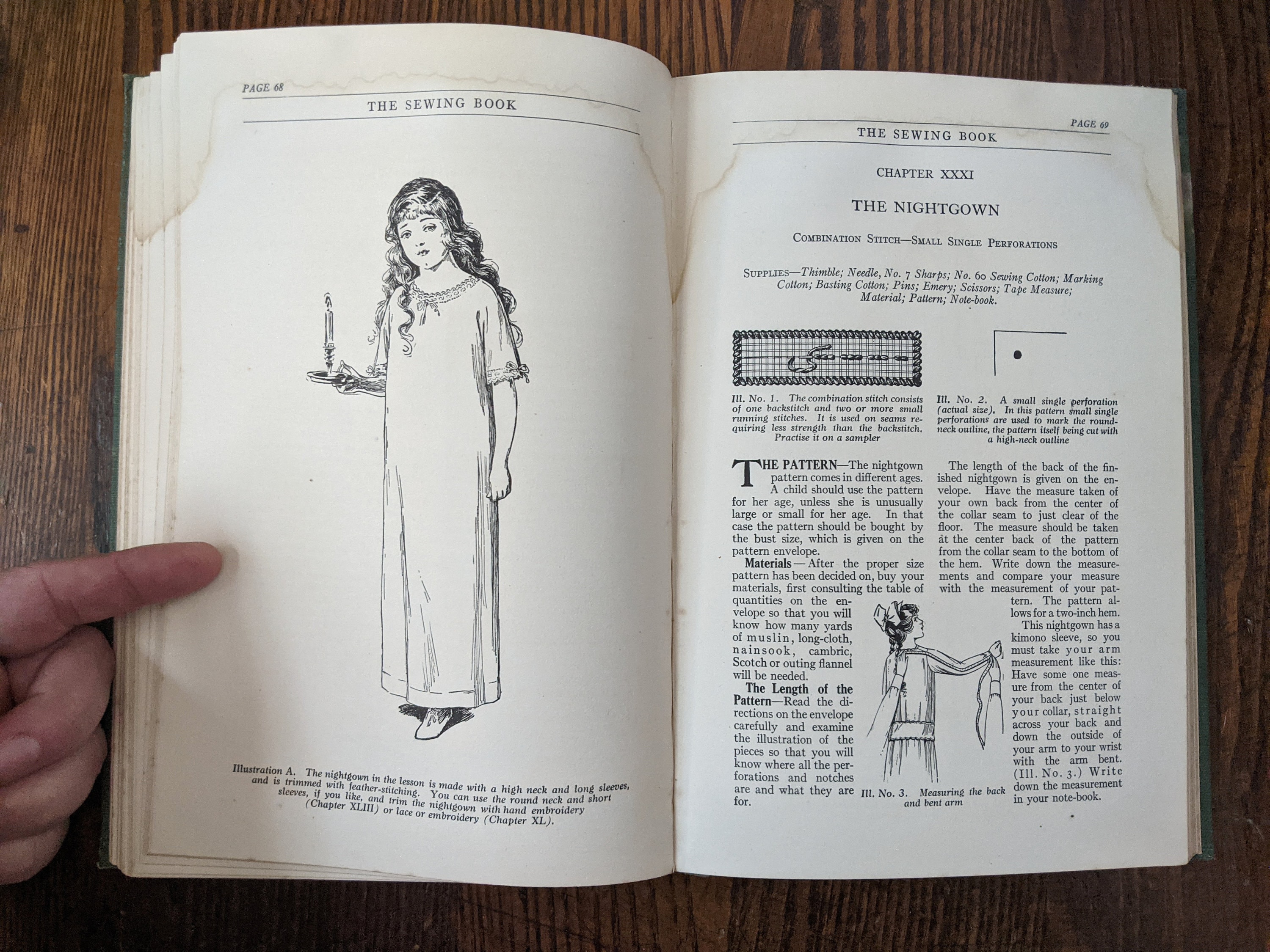 1913 the Sewing Book Complete Instructions in Sewing and Simple